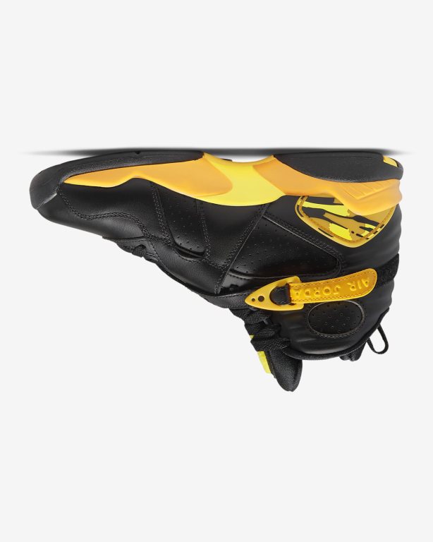 Nike Air 8 Retro Kadın Ayakkabı Black/Yellow | LEBUH0253