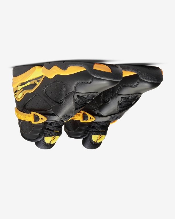 Nike Air 8 Retro Kadın Ayakkabı Black/Yellow | LEBUH0253