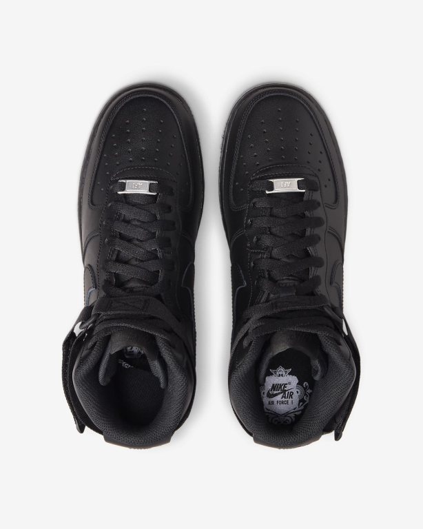 Nike Air Force 1 High Kadın Ayakkabı Black/Black/Black/Black | UDQHS1078