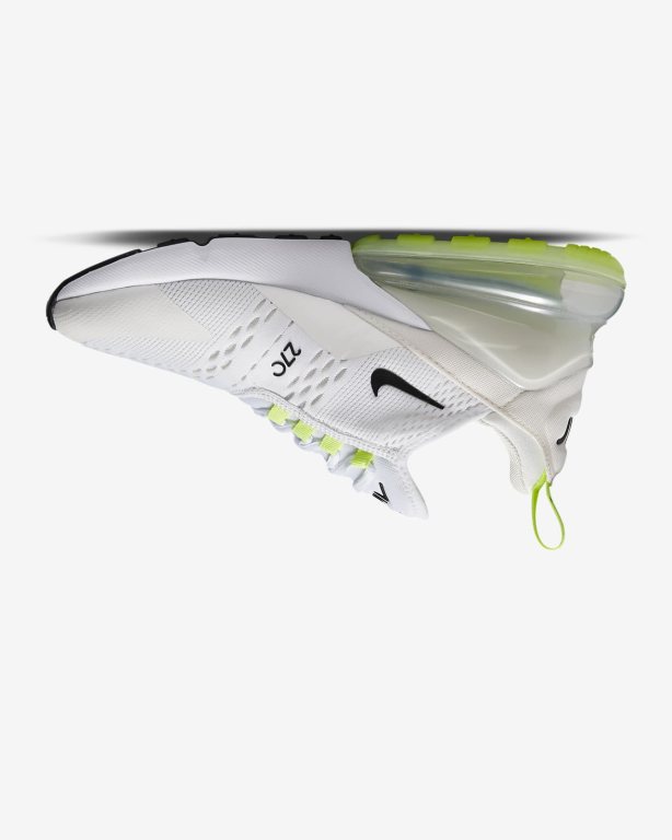 Nike Air Max 270 Kadın Ayakkabı White/Light Beige/Green/Black | FTWIJ8391