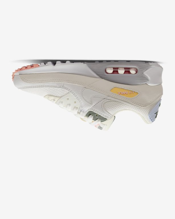 Nike Air Max 90 Kadın Ayakkabı White/Green/Red/White | HUMTE0914