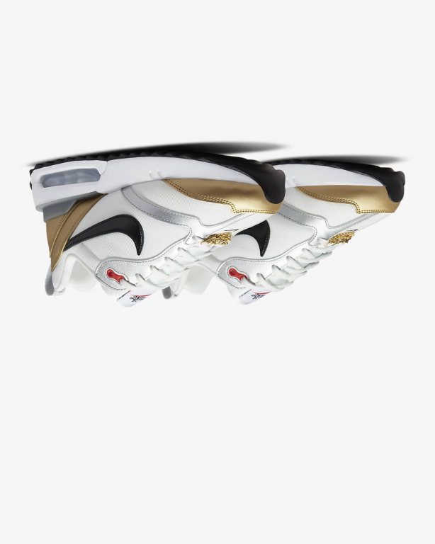 Nike Air Max Dawn Kadın Ayakkabı White/Metal Gold/Silver/Black | BQNFG6740