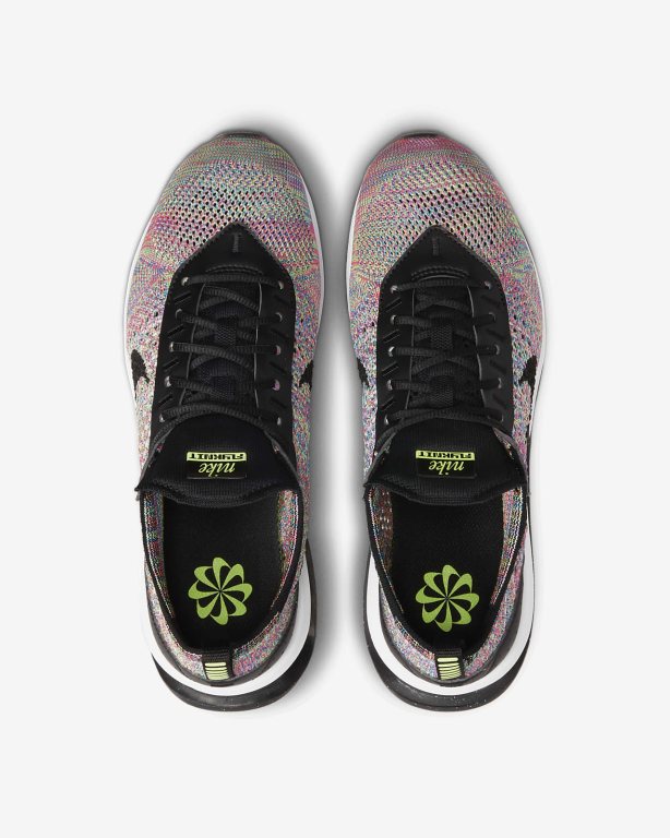 Nike Air Max Flyknit Racer Kadın Ayakkabı Green/Pink/Blue/Black | IAPLG8615