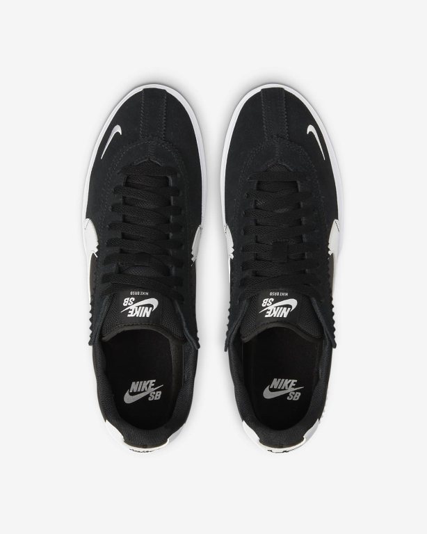 Nike BRSB Kadın Kaykay Ayakkabısı Black/Black/White/White | ODCLZ4809