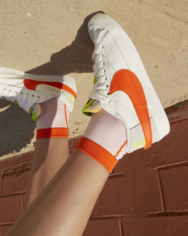 Nike Blazer Low '77 Jumbo Kadın Ayakkabı Green/Orange | FIWSX4058
