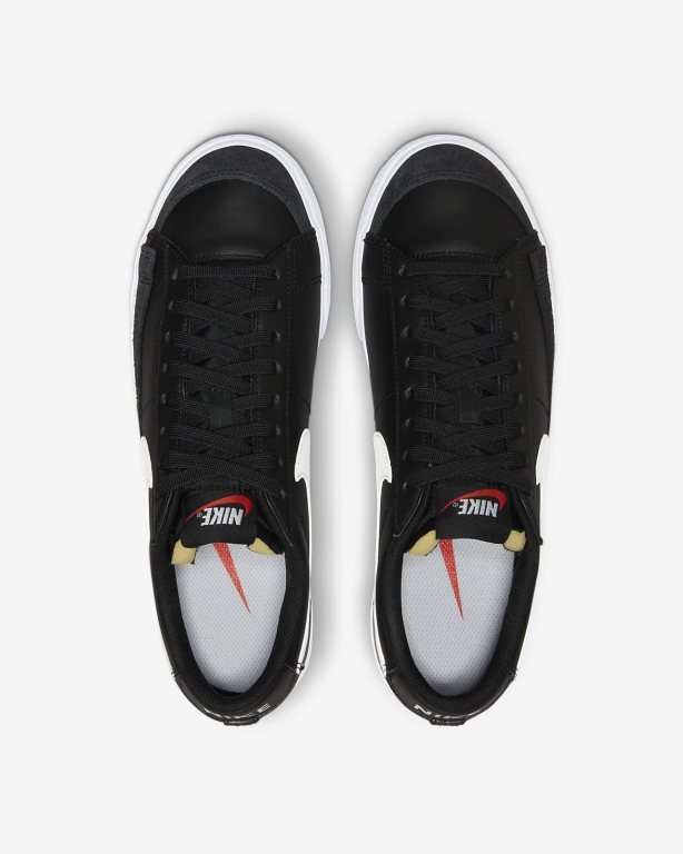 Nike Blazer Low Platform Kadın Ayakkabı Black/Black/Black/White | WAYHL4712