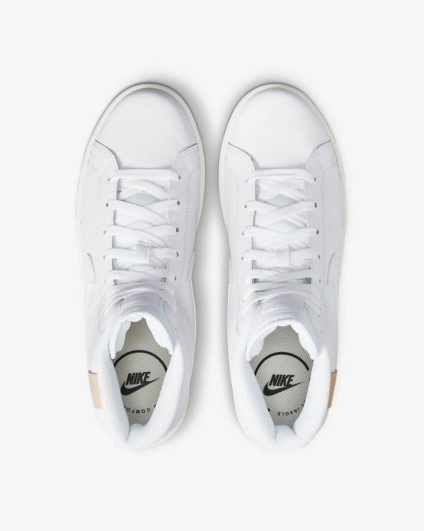 Nike Court Royale 2 Mid Cut Kadın Ayakkabı White/White | RBJKO7095