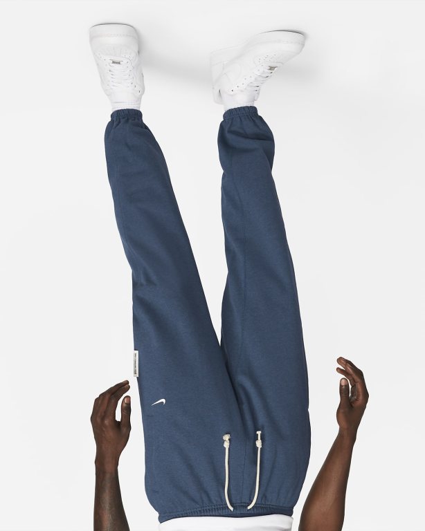 Nike Dri-FIT Standard Issue Erkek Pantolon Navy/White | PNFEV1054