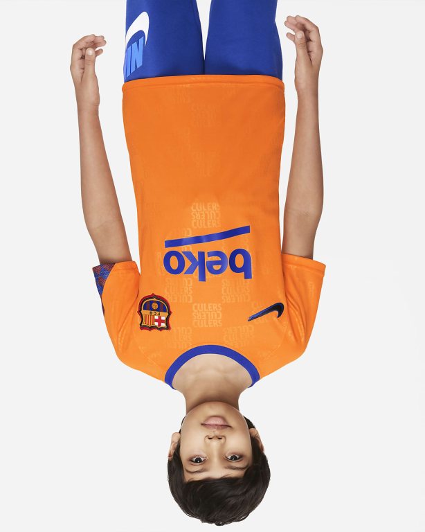 Nike FC Barcelona Erkek Çocuk Üstler Orange/Orange/Royal/Black | NZJBP7941