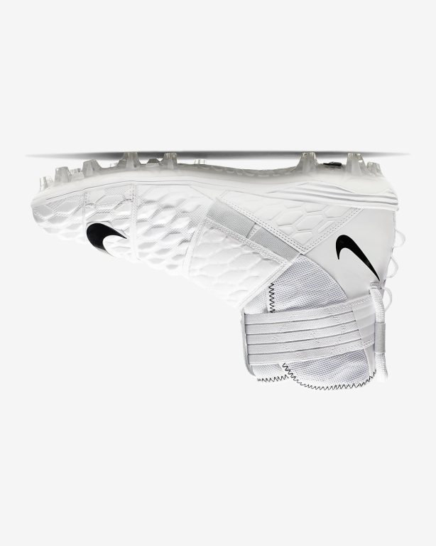 Nike Force Savage Elite 2 Erkek Krampon White/Grey/White/Black | RJUGP9450