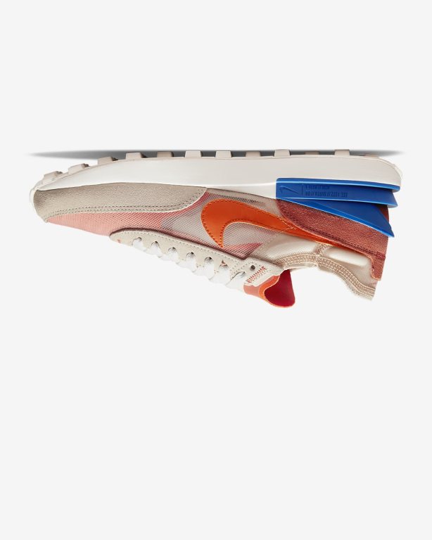 Nike Waffle One Kadın Ayakkabı White/Royal/Orange | EFPJL0324