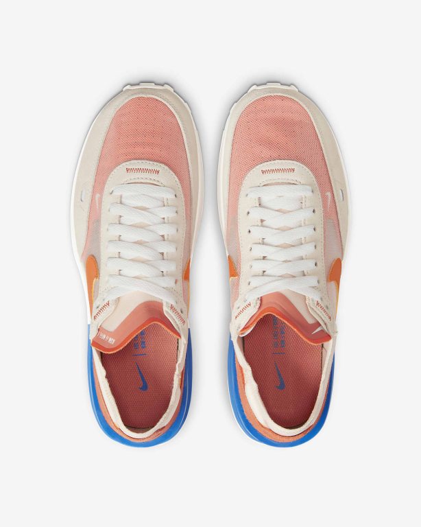 Nike Waffle One Kadın Ayakkabı White/Royal/Orange | EFPJL0324