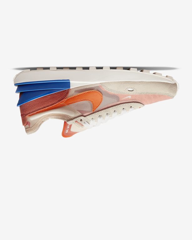 Nike Waffle One Kadın Ayakkabı White/Royal/Orange | EFPJL0324