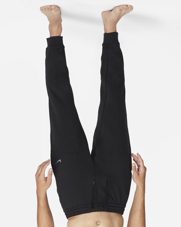 Nike Yoga Dri-FIT Erkek Pantolon Siyah | QYWXO5306