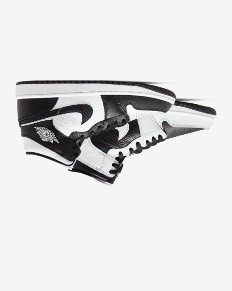 Nike Air 1 Mid Cut SE Kadın Ayakkabı White/White/Black | IRMFJ7362