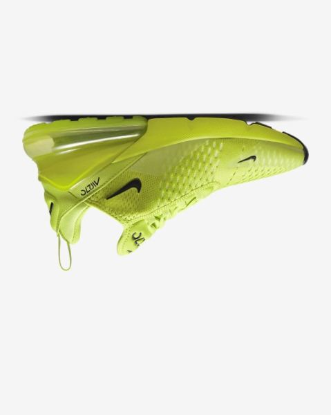 Nike Air Max 270 Kadın Ayakkabı Green/Light Lemon/Black | RXPZL5879