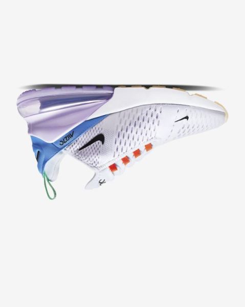 Nike Air Max 270 Kadın Ayakkabı White/Orange/Green/Black | MJWLY0697