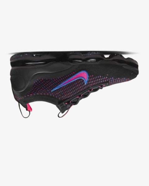 Nike Air VaporMax 2021 Flyknit Kadın Ayakkabı Black/Blue/Light Red/Pink | FJETO0167