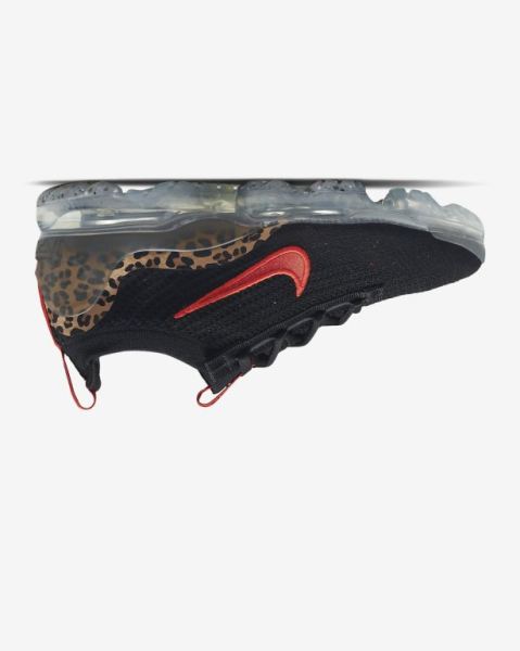 Nike Air VaporMax 2021 Flyknit Kadın Ayakkabı Black/Light Brown/Red | INLBZ8174