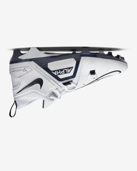 Nike Alpha Menace Pro 3 Erkek Krampon White/Navy/Black | LMRCP5918