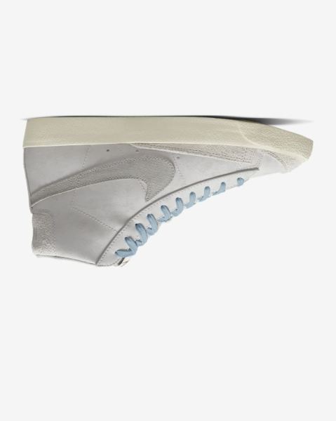 Nike Blazer Mid Cut '77 PRM Erkek Ayakkabı Gri | OKYEW6921