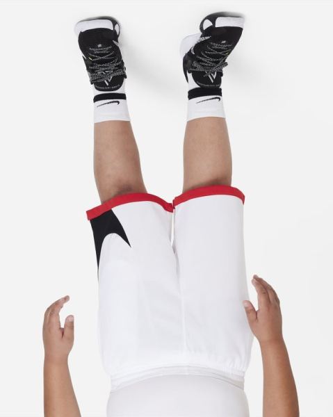 Nike Dri-FIT Erkek Çocuk Şort White/Red/Red/Black | ZTPDS6701