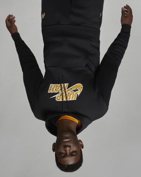 Nike Flight MVP Jumpman Erkek Sweatshirt Siyah | NMAGD0836