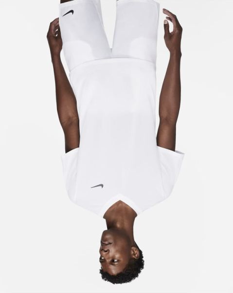 Nike NikeCourt Dri-FIT Victory Erkek Üstler White/White/Black | VJWES9726