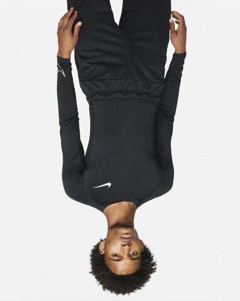 Nike Pro Dri-FIT Erkek Üstler Black/White | GUZHJ9561