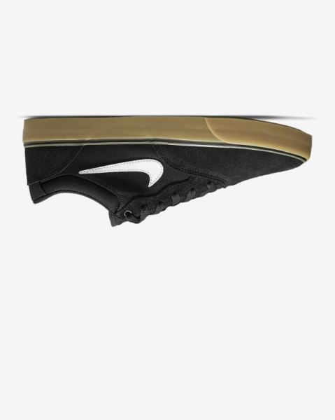 Nike SB Chron 2 Erkek Kaykay Ayakkabısı Black/Black/Light Brown/White | DYOME9628