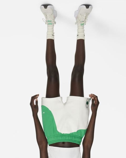 Nike Sportswear Color Clash Kadın Şort Yeşil | MCFQE1607