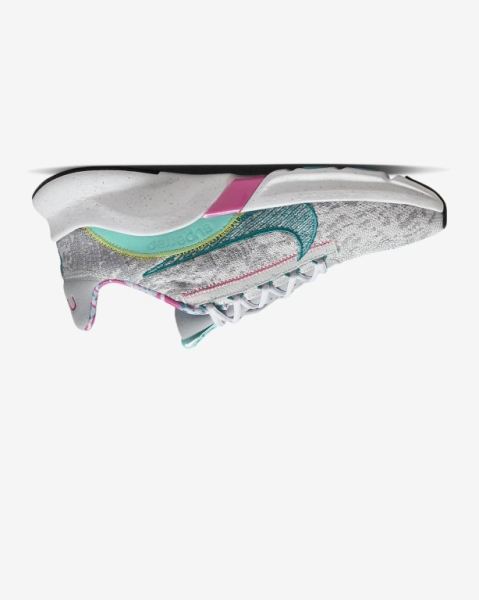 Nike SuperRep Go 3 Flyknit Next Nature Kadın Spor Ayakkabı Grey/Turquoise/Light | PIRYW6952